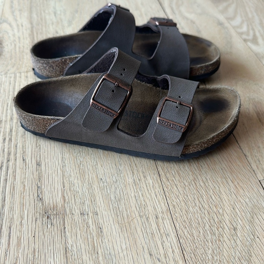 Birkenstock Dark Brown Double Strap Sandals
